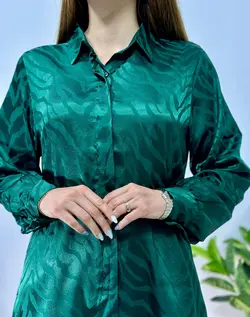 شومیز ساتن زبرا