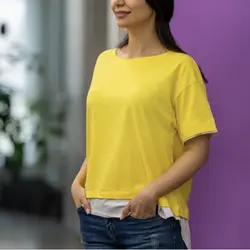 تیشرت زنانه هلالی هانا