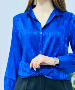 شومیز ساتن ملانی