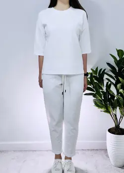 ست تیشرت و شلوار بیسکوئیتی