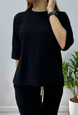 ست تیشرت و شلوار بیسکوئیتی