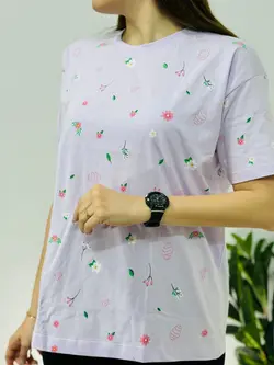 تیشرت گل همیشه بهار