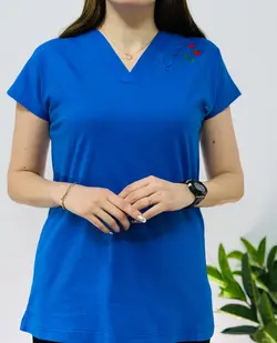 تیشرت گلدوزی یقه هفت