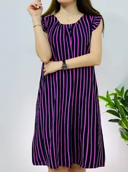 پیراهن نخی چیندار