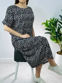 پیراهن نخی گلوریا