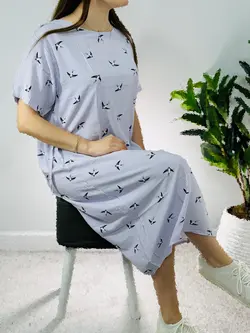 پیراهن نخی گلوریا