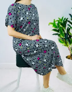 پیراهن نخی گلوریا