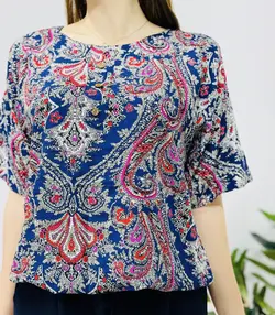 بلوز نخی مدل غزال