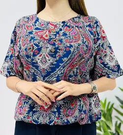 بلوز نخی مدل غزال