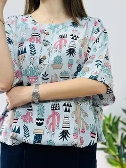 بلوز نخی مدل پوپک