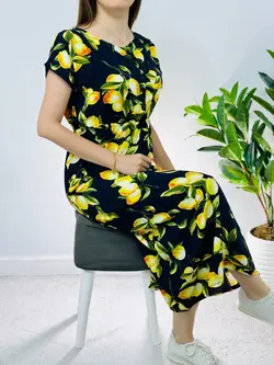 پیراهن نخی ساحلی