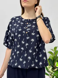 بلوز نخی طرحدار