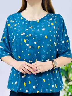 بلوز اورسایز گل