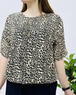 بلوز نخی پلنگی