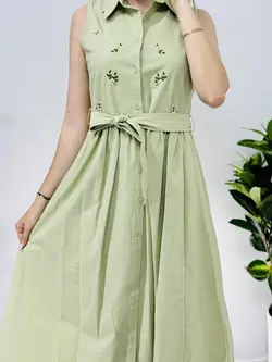 پیراهن گلدوزی