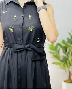 پیراهن گلدوزی