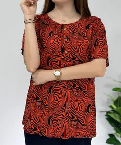 بلوز نخی مدل پیونی