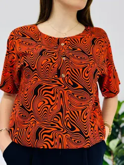 بلوز نخی مدل پیونی