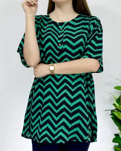 بلوز نخی اورسایز زیگرو