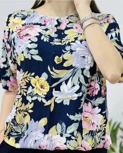 بلوز نخی ویولت