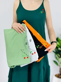 پیراهن چین دار رز