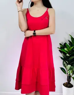 پیراهن چین دار رز