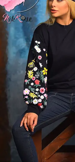 بلوز آستین پفکی شکوفه