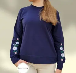 بلوز گلدوزی گل بابونه