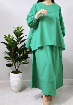 ست دامن و پانچو بنیتا