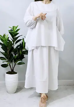 ست دامن و پانچو بنیتا