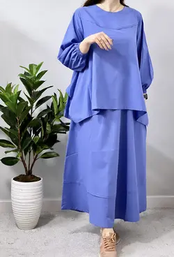 ست دامن و پانچو بنیتا