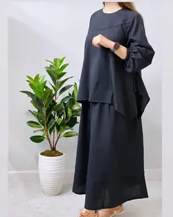 ست دامن و پانچو بنیتا