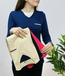 بلوز آستین دار بیسیک