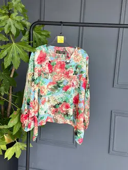 شومیز حریر بهاری