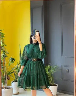 پیراهن لورا سبز