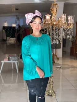 شومیز نخ سیلک تیفانی