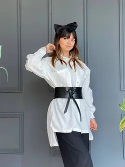 شومیز سفید مژده