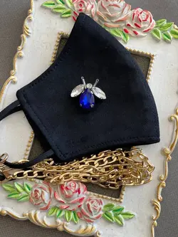 ماسک دولایه زنبور ابی