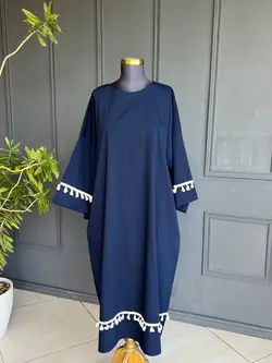 پیراهن لیوا سرمه ای