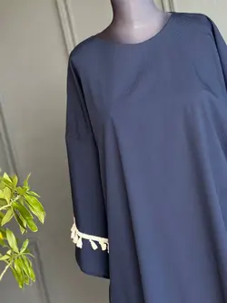 پیراهن لیوا سرمه ای