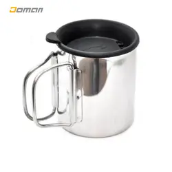 لیوان کوهنوردی استیل دو جداره تاتونکا TATONKA آلمان ماگ ترمو دو جداره دسته دار 250 میل MUG THERMO 250
