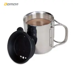 لیوان کوهنوردی استیل دو جداره تاتونکا TATONKA آلمان ماگ ترمو دو جداره دسته دار 250 میل MUG THERMO 250