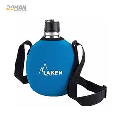 قمقمه طبیعت گردی لیکن LAKEN اسپانیا مدل: کلاسیک لیکن آلومینیوم کانتن ویت نئوپرن 1 لیتری کد: 121FV LAKEN ALUMINUM CANTEEN WITH NEOPRENE COVER Art.Nr 121FV 1L
