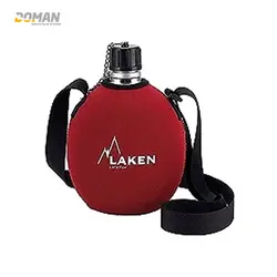 قمقمه طبیعت گردی لیکن LAKEN اسپانیا مدل: کلاسیک لیکن آلومینیوم کانتن ویت نئوپرن 1 لیتری کد: 121FV LAKEN ALUMINUM CANTEEN WITH NEOPRENE COVER Art.Nr 121FV 1L