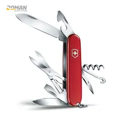 چاقو ویکتورینوکس  VICTORINOX سوئیس اورجینال مدل: کلایمبر رد کد: 1.3703 Climber red 1.3703