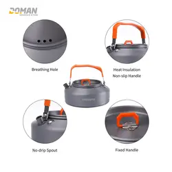 کتری کوهنوردی و طبیعت گردی فایر مپل FireMaple   مدل: کتری آلومینیومی 1300 میل فست تی سه Feast T4 Aluminum Cookware