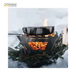 آتشدان طبیعت گردی فایر مپل FireMaple مدل: موریک وود استوو چهار پنل Maverick Wood Stove 4 Panel