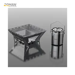 آتشدان طبیعت گردی فایر مپل FireMaple مدل: موریک وود استوو چهار پنل Maverick Wood Stove 4 Panel