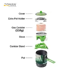سرشعله؛ جت بویل کوهنوردی؛ فایر مپل FireMaple  مدل: جت بویل رادیات دار استار ایکس سه Star X3 Star X3 Radiant Stove System Wind-Resistant