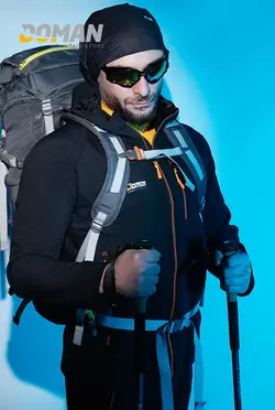 کاپشن کوهنوردی دومان DOMAN  مدل: کاپشن پلار سافت شل دومان مدل: هات لایت  مردانه و زنانه کد: D2020 DOMAN JACKET POLAR SUFT-SHELL HOT LIGHT MEN&amp;WOMEN  No D2020
